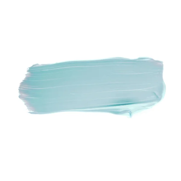Pastel Mint Beauty Swatch Skincare Makeup Cosmetic Product Sample Texture — 图库照片