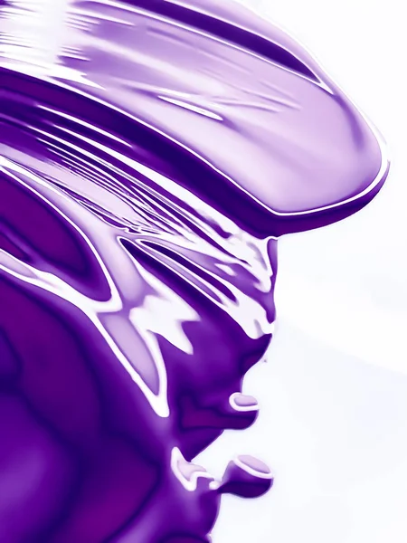 Glossy purple cosmetic texture as beauty make-up product background, cosmetics and luxury makeup brand design concept