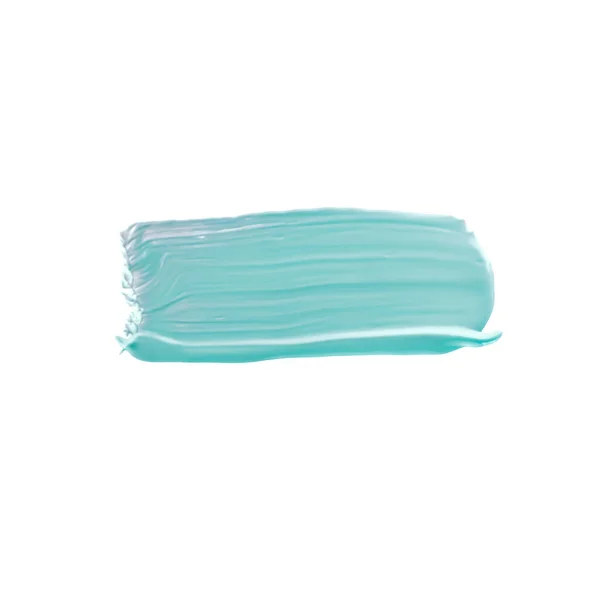Pastel Mint Beauty Swatch Skincare Makeup Cosmetic Product Sample Texture — 图库照片