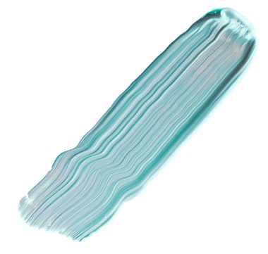 Pastel nane şekeri, cilt bakımı ve makyaj malzemesi örneği dokusu beyaz arka planda izole edilmiş, makyaj lekesi, krem makyaj macunu lekesi veya boya fırçası darbesi yakın çekim