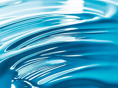 Glossy blue cosmetic texture as beauty make-up product background, cosmetics and luxury makeup brand design concept