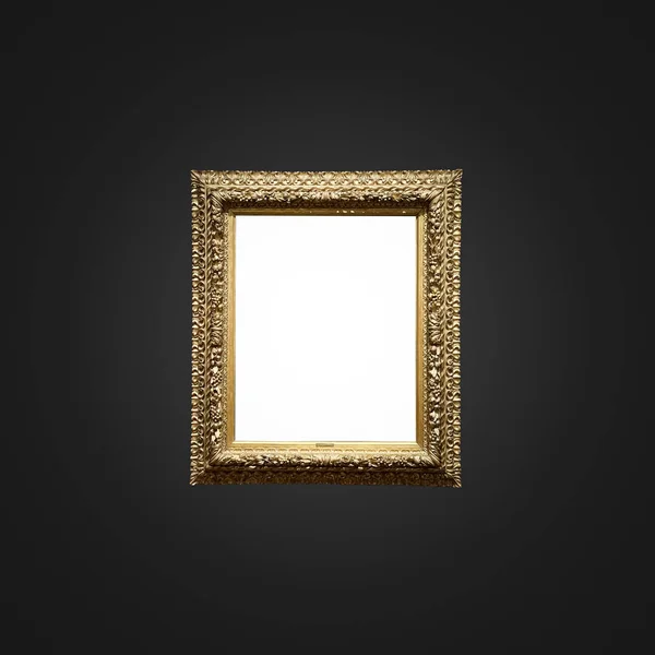 Antique Art Fair Gallery Frame Royal Black Wall Auction House — Φωτογραφία Αρχείου