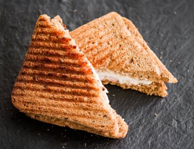 Food and snack, grilled cheese sandwiches, close-up