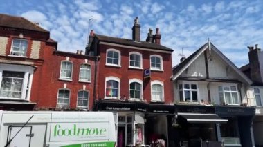 Hemel Hempstead, Hertfordshire, England in June 2022: Beautiful houses and buildings in Old Town, English countryside and towns, country living. High quality 4k footage