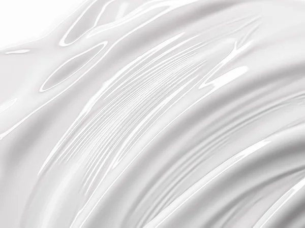 Glossy White Cosmetic Texture Beauty Make Product Background Cosmetics Luxury — Zdjęcie stockowe