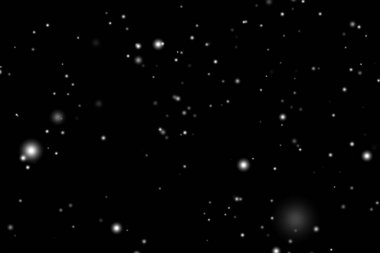 Siyah zemin üzerinde beyaz kar tabakası, Noel ve tatil tasarımı konsepti için kar taneleri bokeh ve kar yağışı