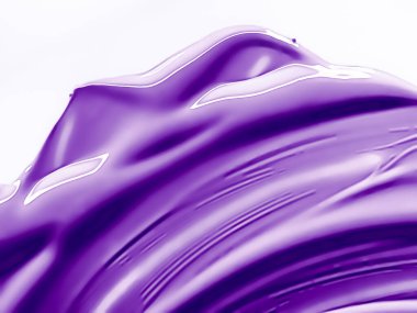 Glossy purple cosmetic texture as beauty make-up product background, cosmetics and luxury makeup brand design concept