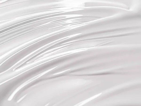 Glossy White Cosmetic Texture Beauty Make Product Background Cosmetics Luxury — Photo