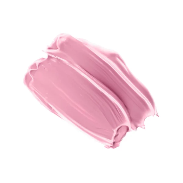 Pastellrosa Schönheitspflege Hautpflege Und Make Kosmetische Produktprobe Textur Isoliert Auf — Stockfoto