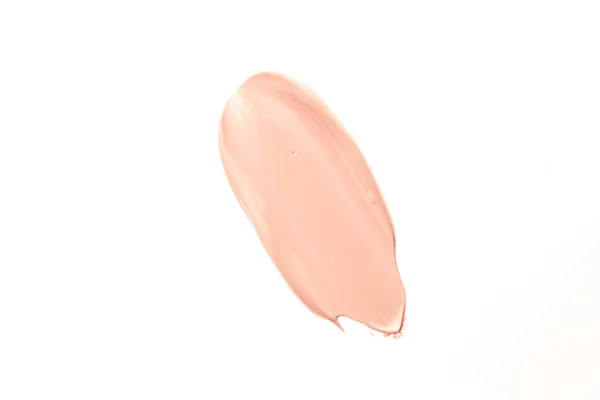 Pastel Orange Beauty Swatch Skincare Makeup Cosmetic Product Sample Texture — ストック写真