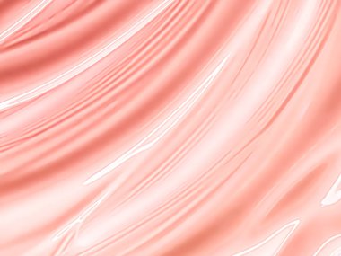 Glossy coral cosmetic texture as beauty make-up product background, skincare cosmetics and luxury makeup brand design concept