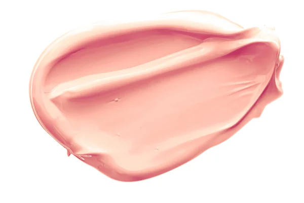 Pastel Orange Beauty Swatch Skincare Makeup Cosmetic Product Sample Texture — Stock fotografie