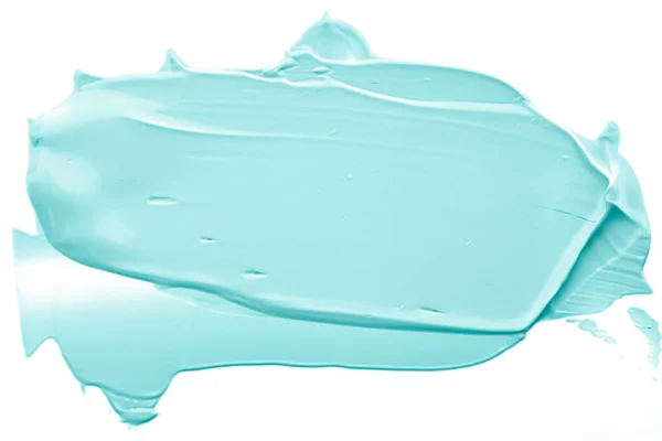 Pastel Mint Beauty Swatch Skincare Makeup Cosmetic Product Sample Texture — Fotografia de Stock