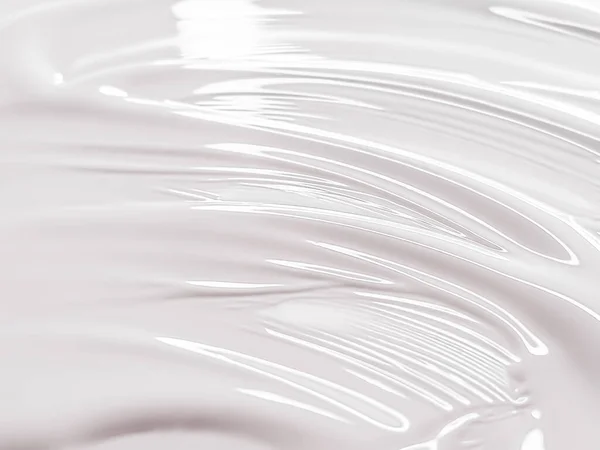 Glossy White Cosmetic Texture Beauty Make Product Background Cosmetics Luxury — 图库照片