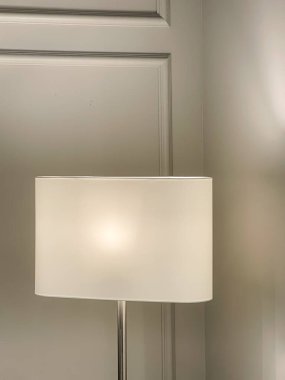 Interior design and lighting decor, elegant modern lamp as home decoration product, furniture detail close-up