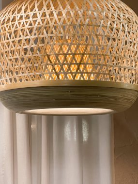 Interior design and lighting decor, elegant modern lamp as home decoration product, furniture detail close-up
