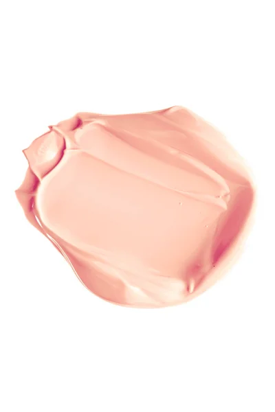Pastel Orange Beauty Swatch Skincare Makeup Cosmetic Product Sample Texture — Stockfoto