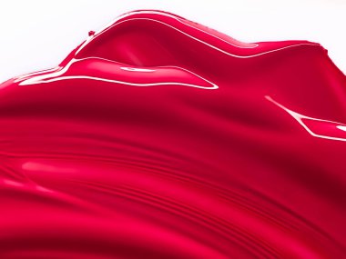 Glossy red cosmetic texture as beauty make-up product background, skincare cosmetics and luxury makeup brand design concept
