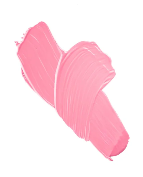 Pastel Pink Beauty Swatch Skincare Makeup Cosmetic Product Sample Texture — Stock Photo, Image