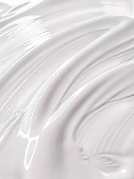 Glossy White Cosmetic Texture Beauty Make Product Background Cosmetics Luxury — Fotografia de Stock