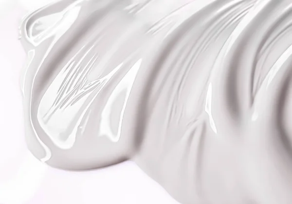 Glossy White Cosmetic Texture Beauty Make Product Background Cosmetics Luxury — Foto de Stock