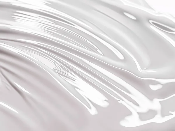 Glossy White Cosmetic Texture Beauty Make Product Background Cosmetics Luxury — Stock fotografie