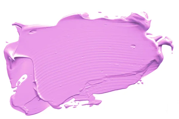 Pastelowe Fioletowe Kosmetyki Pielęgnacja Skóry Makijaż Kosmetyka Próbka Tekstury Izolowane — Zdjęcie stockowe