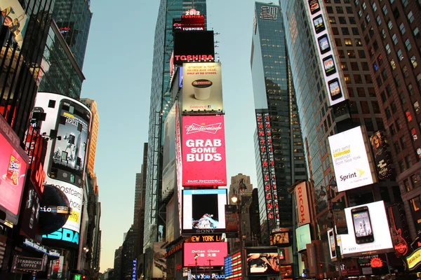 Times Square at night — Stock Photo, Image