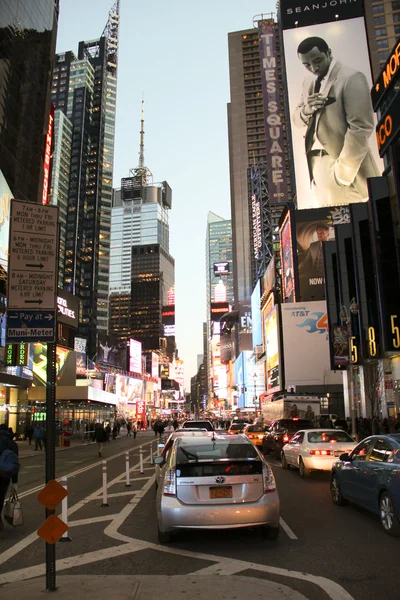 Times Square à noite — Fotografia de Stock