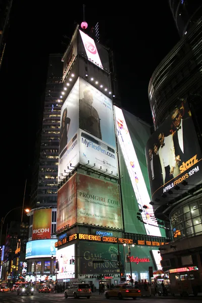 Times Square at night — Stock Photo, Image