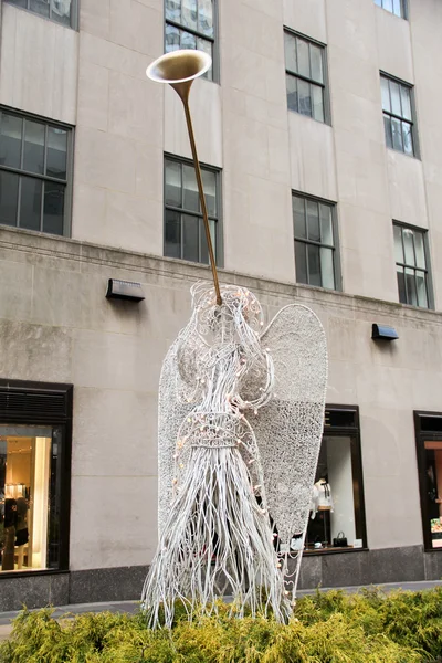 rockefeller Center ışık meleği