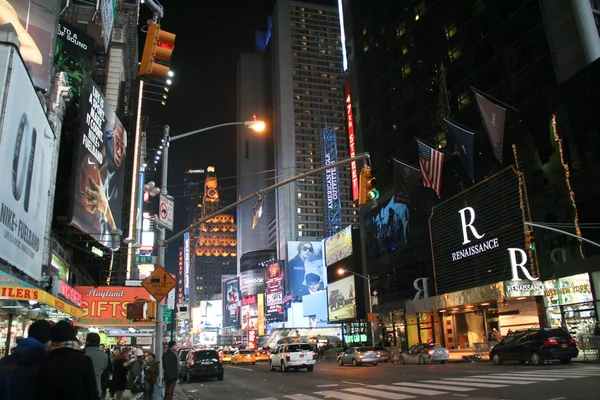 Times Square at night — Stock Photo, Image