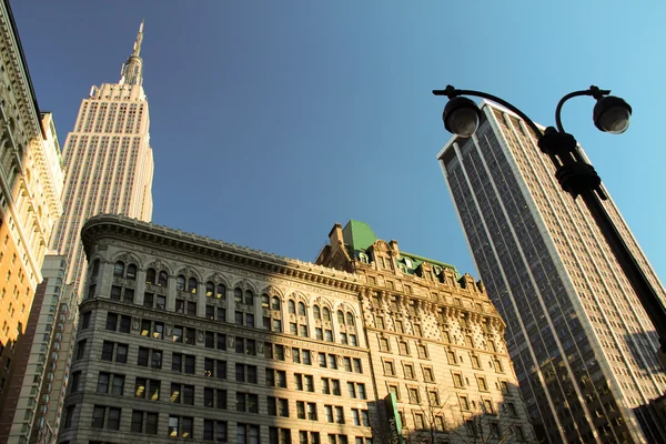 Empire state ve flatiron Binası — Stok fotoğraf