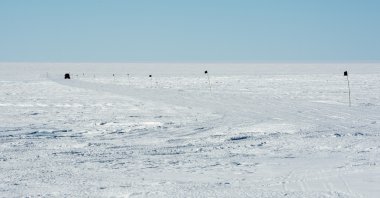 Ale snowmobile, Güney Kutbu, Antarktika