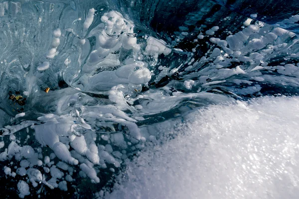 Τραχιά επιφάνεια του παγετώνα — Φωτογραφία Αρχείου