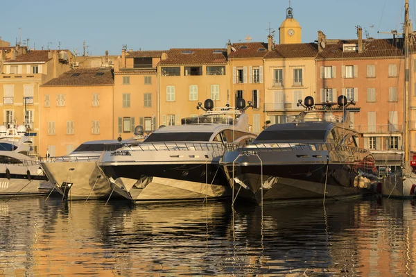 Weergave van saint-tropez — Stockfoto