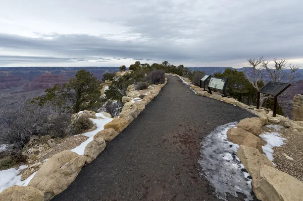 Plataforma turística en el Gran Cañón, Estados Unidos — Foto de Stock