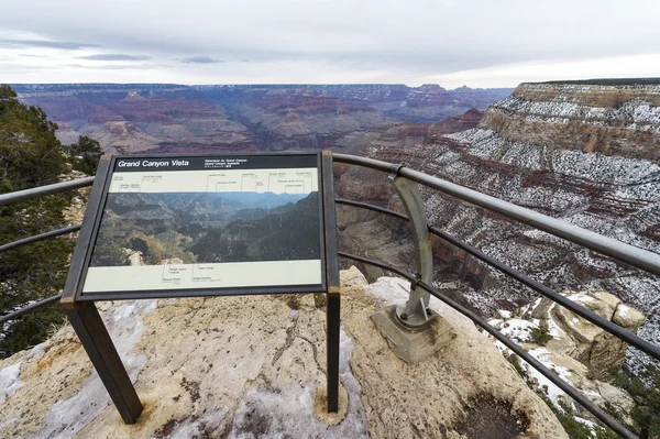 Plataforma turística no Grand Canyon, EUA — Fotografia de Stock