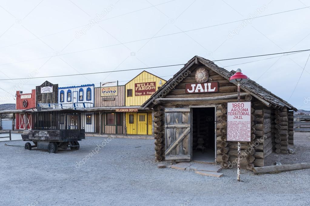 Old Western Jail, Seligman, Arizona ⬇ Stock Photo, Image by