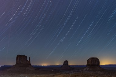 Utah, ABD 'deki Anıt Vadisi' nin eşsiz manzarası..