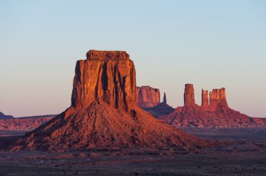 Utah, ABD 'deki Anıt Vadisi' nin eşsiz manzarası..