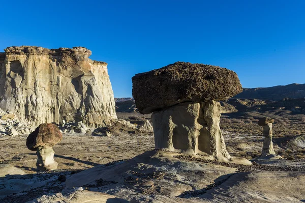 Witte geesten, hoodoos, utah, Verenigde Staten — Stockfoto