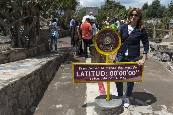 In the Equator Park, Quito, Ecuador — Stock Photo, Image