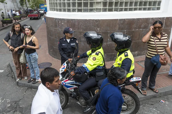 Quito Police, Ecuador — Stock Photo, Image