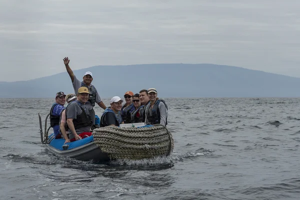 ガラパゴス諸島のボート旅行 — ストック写真