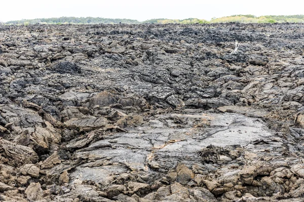 Vulkanische strand - galapagos eilanden — Stockfoto