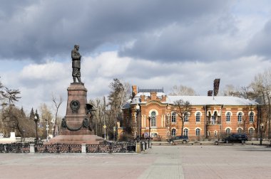 anıt İmparator alexander III Irkutsk, Rusya