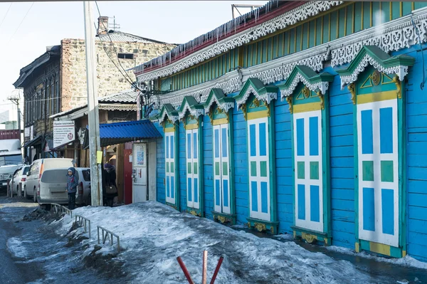 Sokaklar Irkutsk, Rusya — Stok fotoğraf