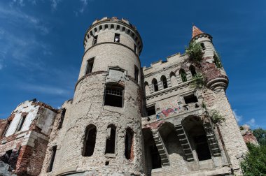 Kulesi yıkık hrapovetskiy Kalesi, muromtsevo, Rusya Federasyonu