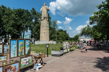 kentsel sahne sokak hayatı kostroma Town, Rusya Federasyonu